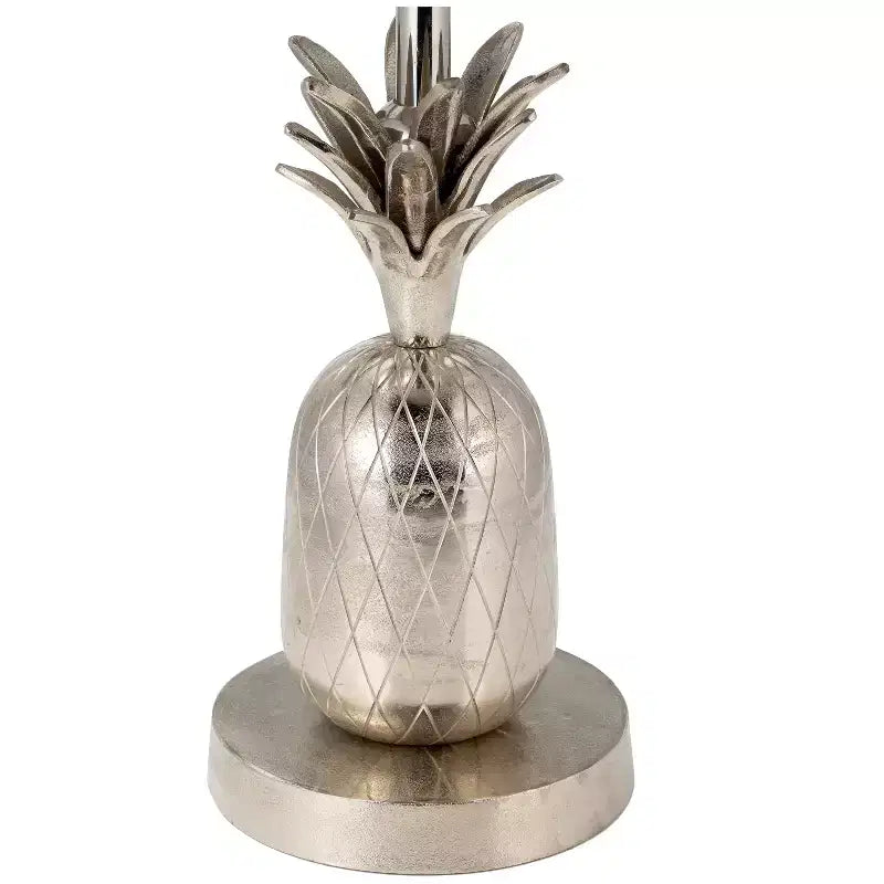 Tavolino laterale, tavolino e comodino in metallo oro/argento a forma di ananas, per 1 persona