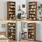 Mobile libreria aperto senza ante in legno naturale – Unità singola