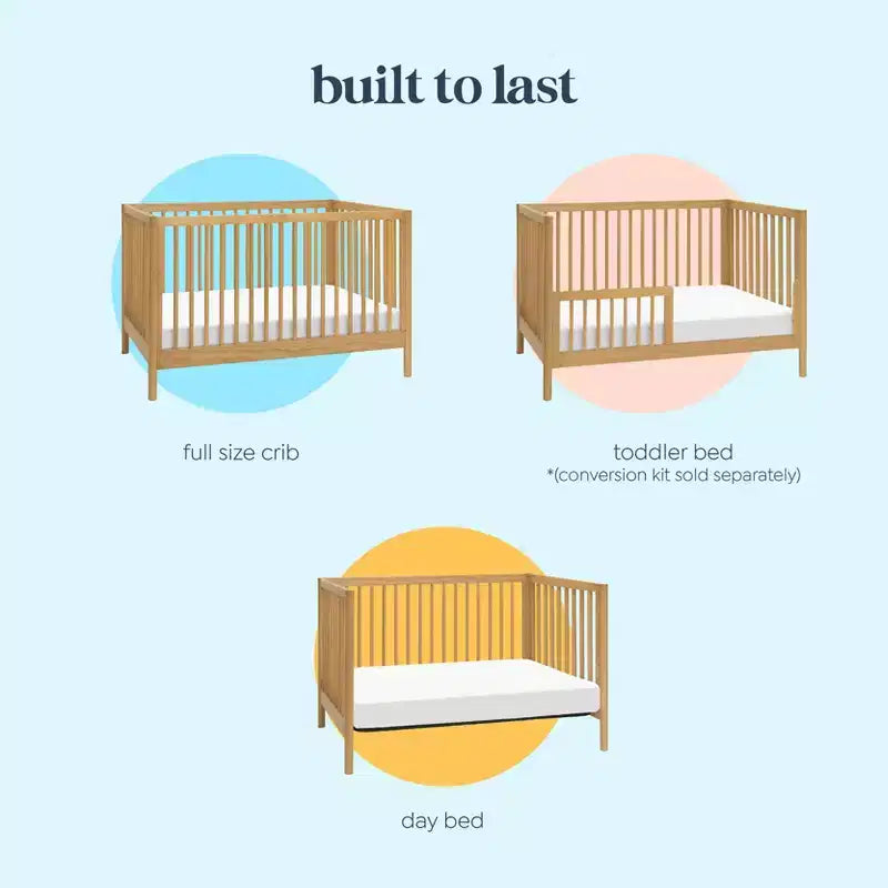 Culla trasformabile 3 in 1, legno di pino, 1 bambino