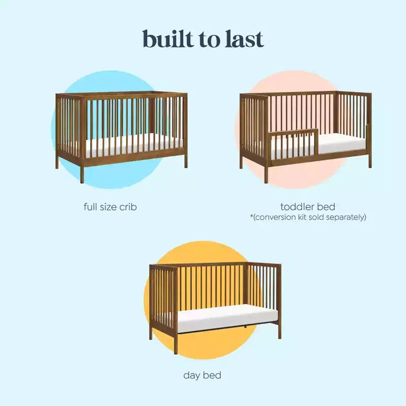 Culla trasformabile 3 in 1, legno di pino, 1 bambino